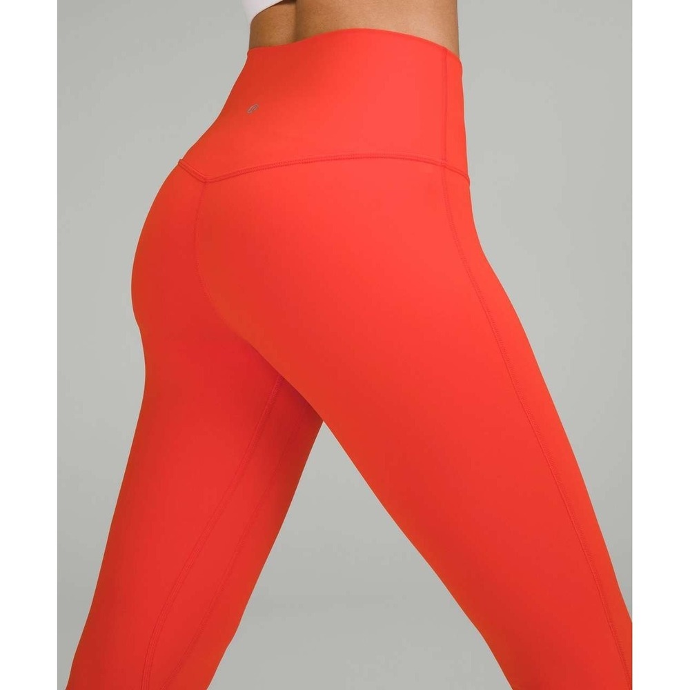Lululemon Align Leggings Womens Size 4 High Rise Pant 25" Solar Orange W5CTCS - Picture 10 of 10